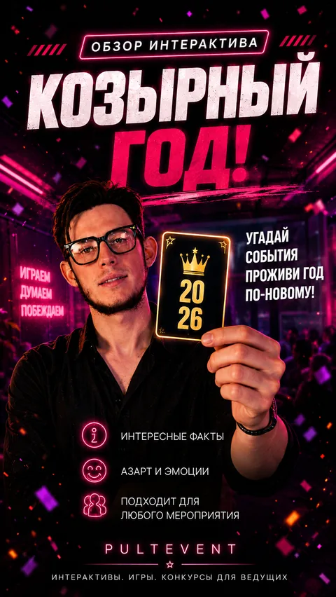 Обзор интерактива «Козырный год 2027» на экране зала